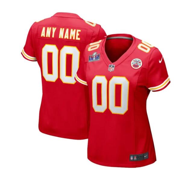 Custom Men Kansas City Chiefs  Nike Red Limited NFL 2024 Super Bowl Jersey